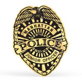 Police Badge Paper Lapel Sticker On Roll